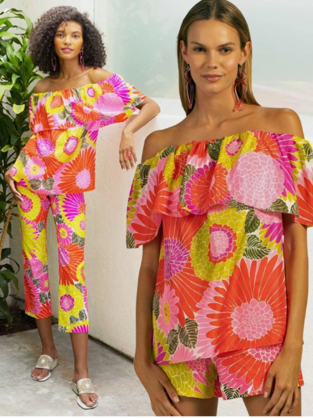 TRINA TURK Agua Caliente top 100% silk NEW 2J9